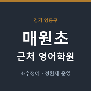 매원초 근처 영어학원 - 추천